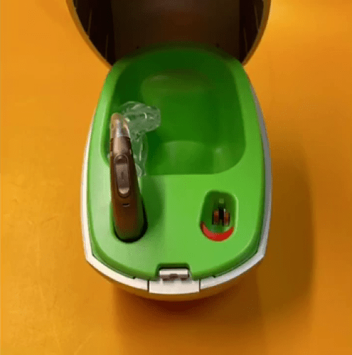 behind-the-ear hearing aid